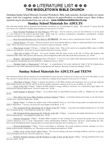 16 Best Images Of Youth Sunday School Worksheets Bible