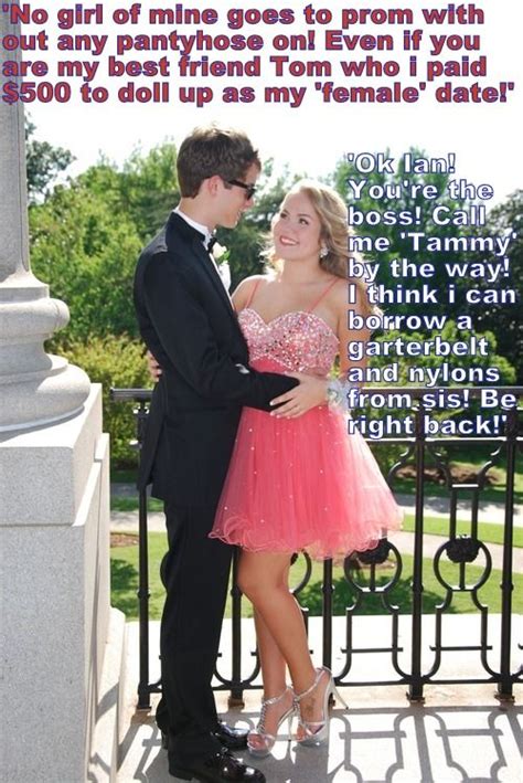 Pin By Swetha2405 On My Coerced Transvestite Captions Prom Date Girly Captions Girly Girl
