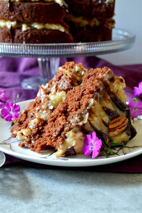 Homemade German Chocolate Cake From Scratch - Watch Cooking Directions