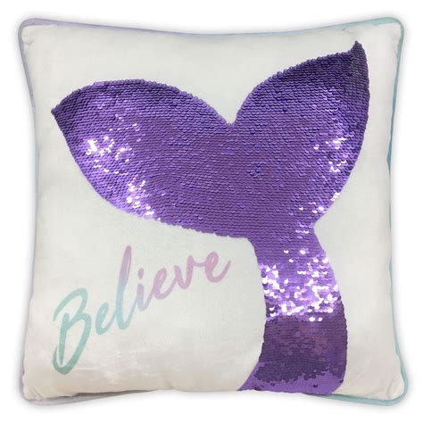 The Little Mermaid Reversible Sequin Pillow Shopdisney Sequin