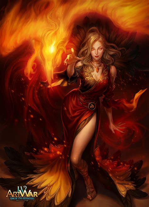 Artstation Art War 4 Submission Flame Of Phoenix Dasha Y Park