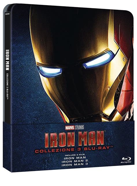 Iron Man Trilogy Steelbook Iron Maniron Man 2 Steelbook Iron Man 3