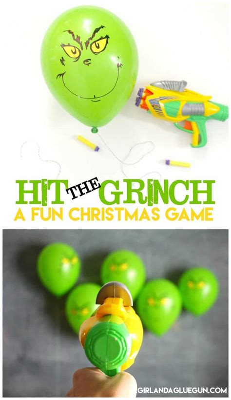 Hit The Grinch Game Perfect For Classroom Parties A Girl And A Glue Gun