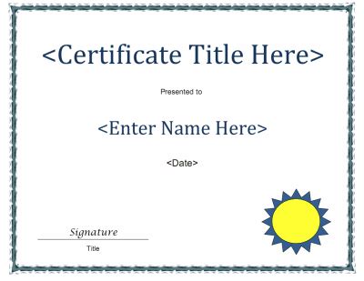 You can change all the text and use the templates for any purpose. Award Seal Blank Certificate Template
