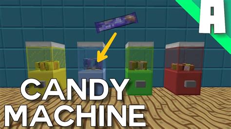 How To Make Candy Machine Minecraft Youtube