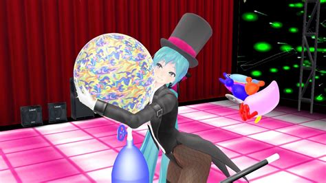 Mmd Magician Miku In Magical Balloon Popping Show Youtube Erofound