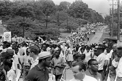 Image From The Meredith March Against Fear Mississippi African American History Civil
