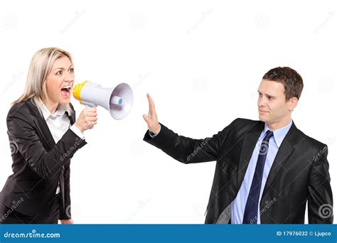 Please Stop Yelling At Me Stock Photo Image Of Isolated 17976032