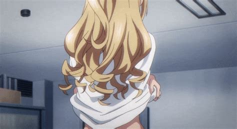 Aiba Asagi Strike The Blood Animated Animated Gif 1girl Blonde