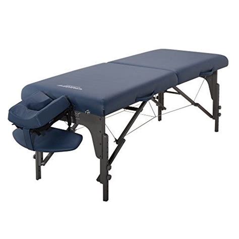 Master Massage 31 Inch Montclair Lx Pro Portable Massage Table Package With Memory Foam Royal