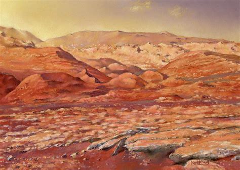 Martian Landscape Painting By Margaret Merry Fine Art America