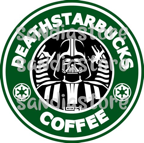 Death Starbucks Coffee Star Wars Svg Darth Vader Ai Etsy