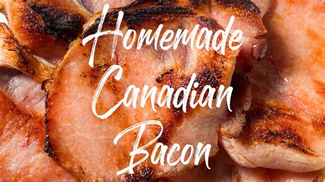 Homemade Canadian Bacon From A Smoked Pork Loin Youtube