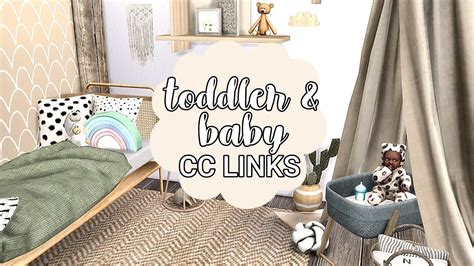 Colourful Toddler And Baby Room Cc Links Sims 4 Speed
