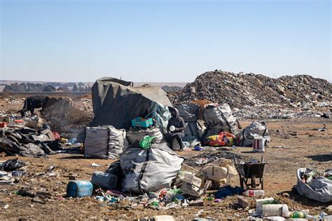 Poverty Stricken People Living On A Landfill 2 Stock Photo Download