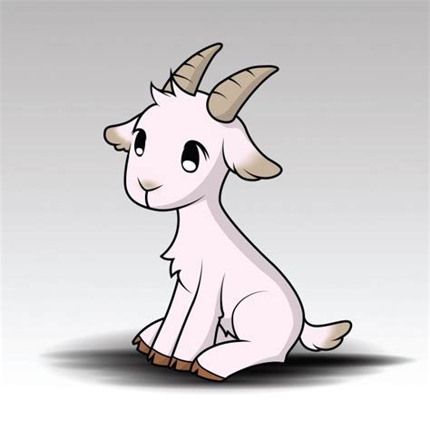 Cute Cartoon Goat Cartoon Drawings Goat Cartoon Goat Art