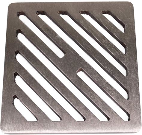 75 Inch Square Stainless Steel Solid Metal Steel Gully Grid Heavy