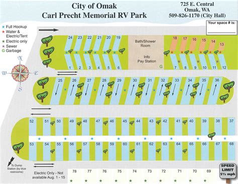 Park Layout Omak Washington