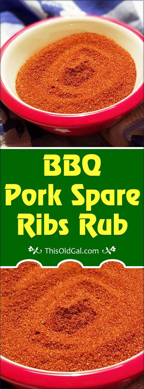 Pork Ribs Rub For Bbq Spare Ribs Is A Simple Three Ingredient Recipe For The Most Delicious