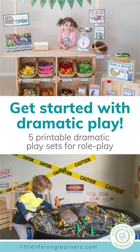 Dramatic Play Printables Bundle 2 Little Lifelong Learners