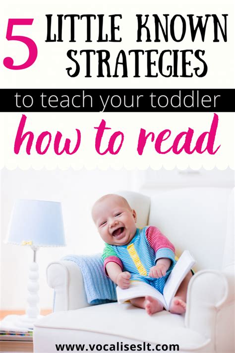 5 Little Known Tips To Teach Your Toddler To Read Vocalise