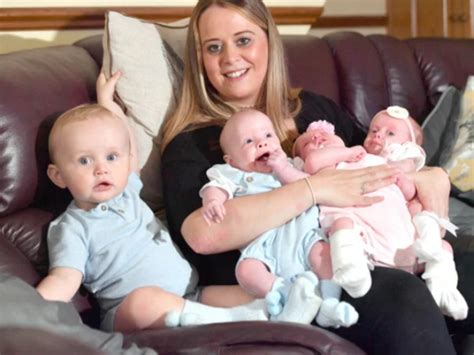 Mother Miraculously Gives Birth To Quadruplets After Four Miscarriages Hot Sex Picture