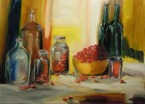 Closing Time Still Life Painting Impressionism