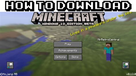 Minecraft Windows 10 Edition Free Download V11940