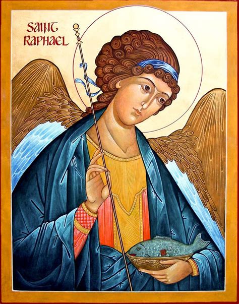 Archangel Raphael The Sacred Images Of Marysia Kowalchyk Madonna