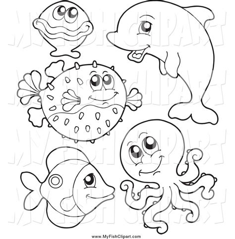 Sea Animals Cartoon Printable Pictures Zoo Animals