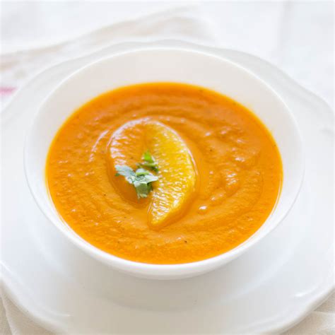 Carrot Soup With Orange And Ginger Recipe