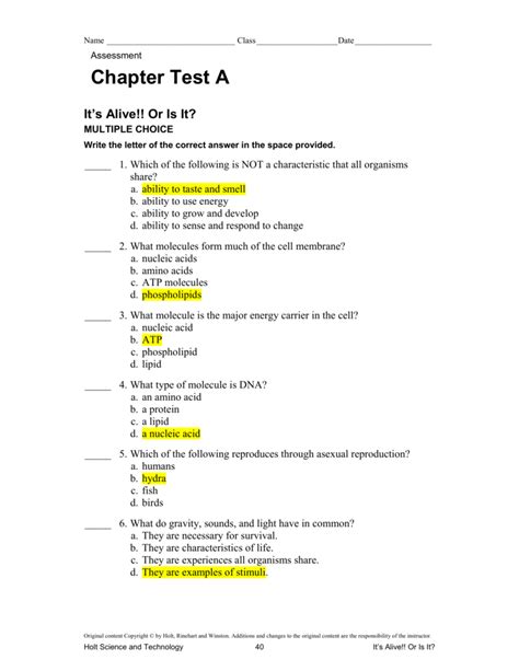 Chapter 6 Hw Answers