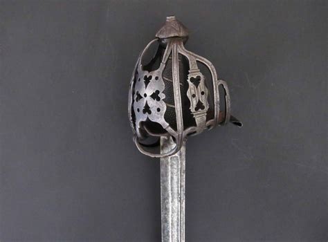Scottish Basket Hilted Back Sword Dating To Circa 1740 Alban Arms
