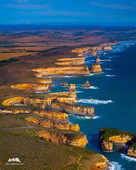 Rugged Coastline The Twelve Apostles Vic Australia Wonders Of The