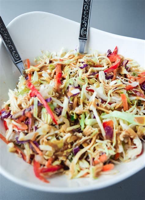 Asian Chicken Chopped Salad Whole30 Paleo Tastythin