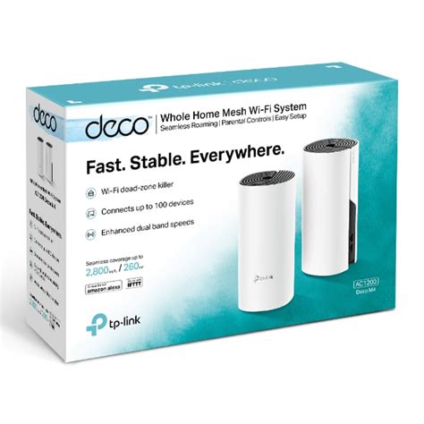Deco Hc4 Ac1200 Whole Home Mesh Wi Fi System Tp Link Malaysia