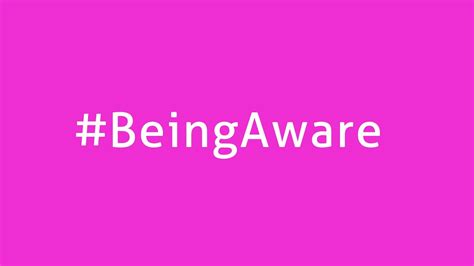 Being Aware Breast Cancer Awareness Youtube