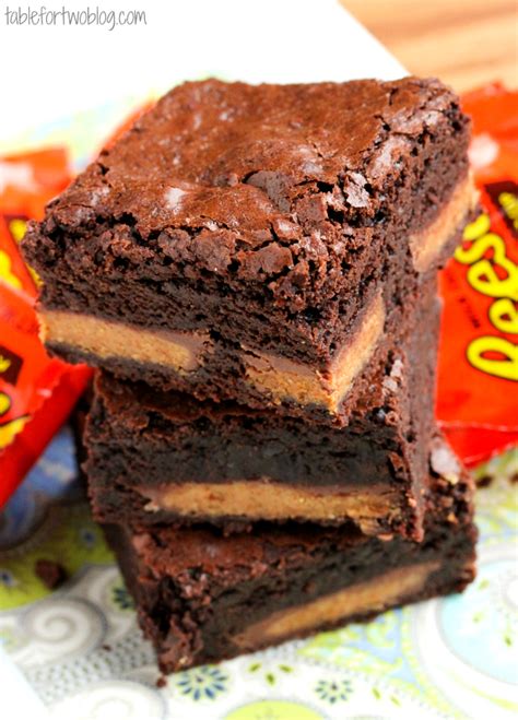 Reeses Cup Brownies Table For Two