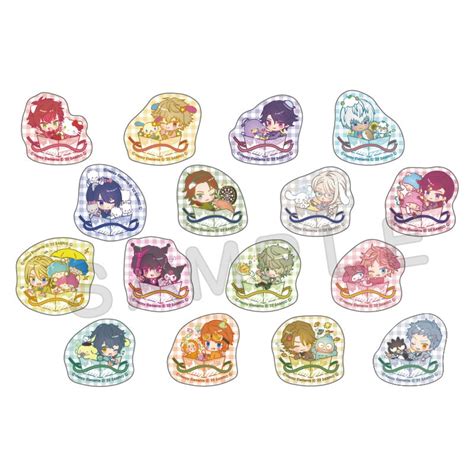 Helios Rising Heroes X Sanrio Characters Flake Sticker Gift Box Ver