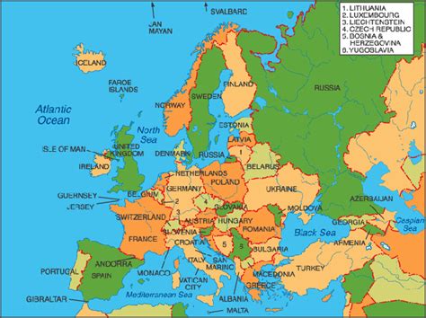 Complete Map Of Europe