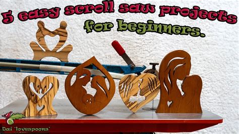 5 Easy Scroll Saw Projects Ts For Couples Youtube