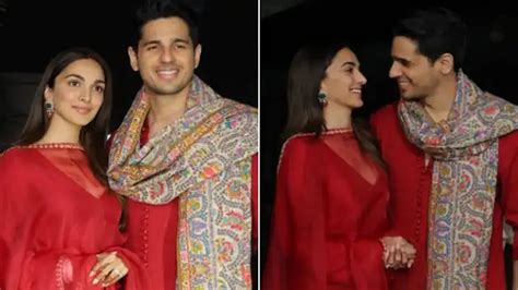 Kiara Advani And Sidharth Malhotra Make Their First Apperance After Marriage Gets Welcomed By