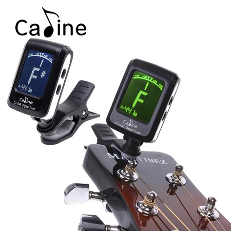 Mini 360 Degree Rotatable LCD Clip On Electronic Digital Guitar Tuner