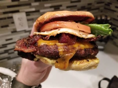 Bacon Egg And Cheese Burger Rburgers