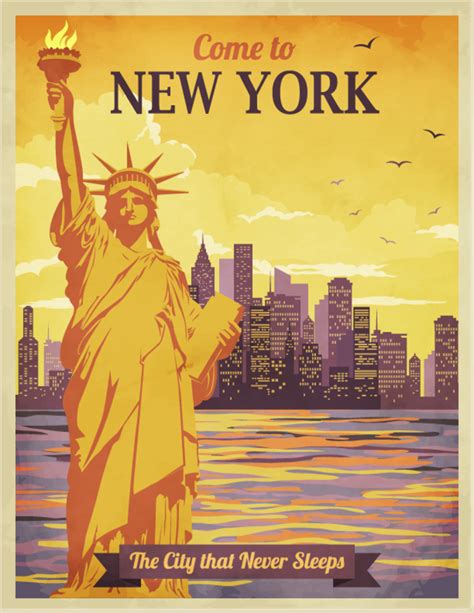 Today in our vintage travel posters collection we feature the incredible city of new york in the united states!most of the vintage nyc posters you see below, you can also order (either on zazzle, etsy, redbubble or amazon), so browse through them and check out the link of your favourite print! A New York Poster ― a Great Wall Decor Idea for New York ...