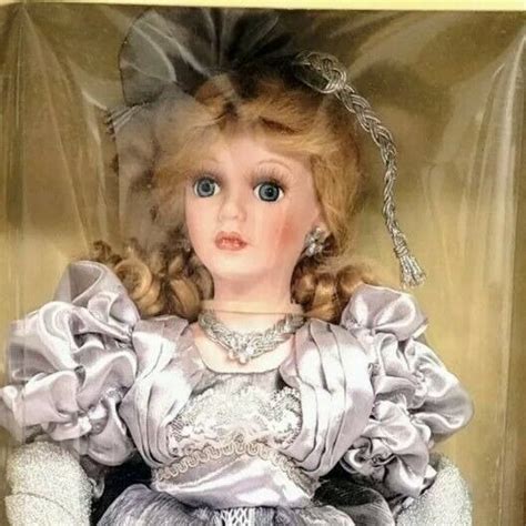 Porcelain Doll April Birthstone Collection Collectible Etsy