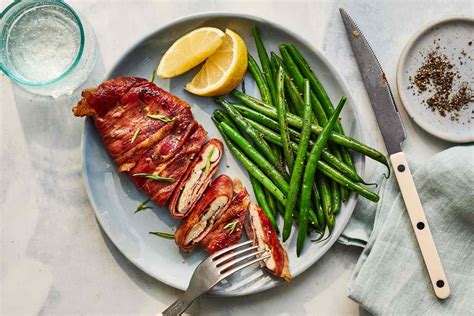 Prosciutto Wrapped Chicken Cutlets With Haricots Verts Recipe