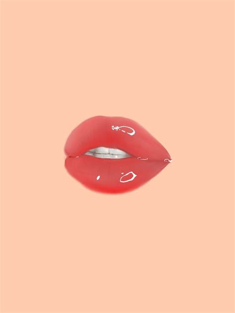 Lips Lips Illustration Semi Realism Instagram Profile Instagram Photo Painting Wallpaper