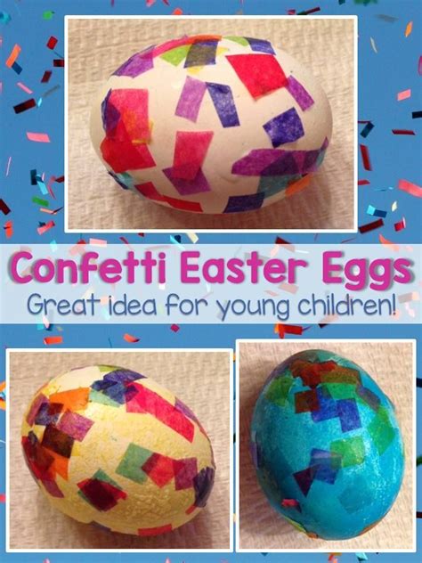 How To Create Confetti Easter Eggs With Young Children Or Students