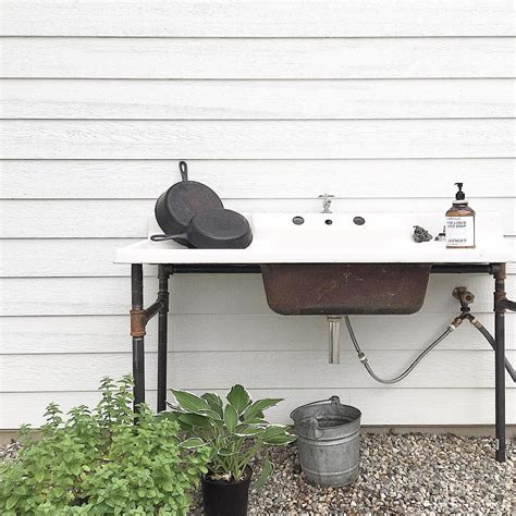 Outside 🍃🚿 Garden Sink Outdoor Garden Sink Outdoor Sinks